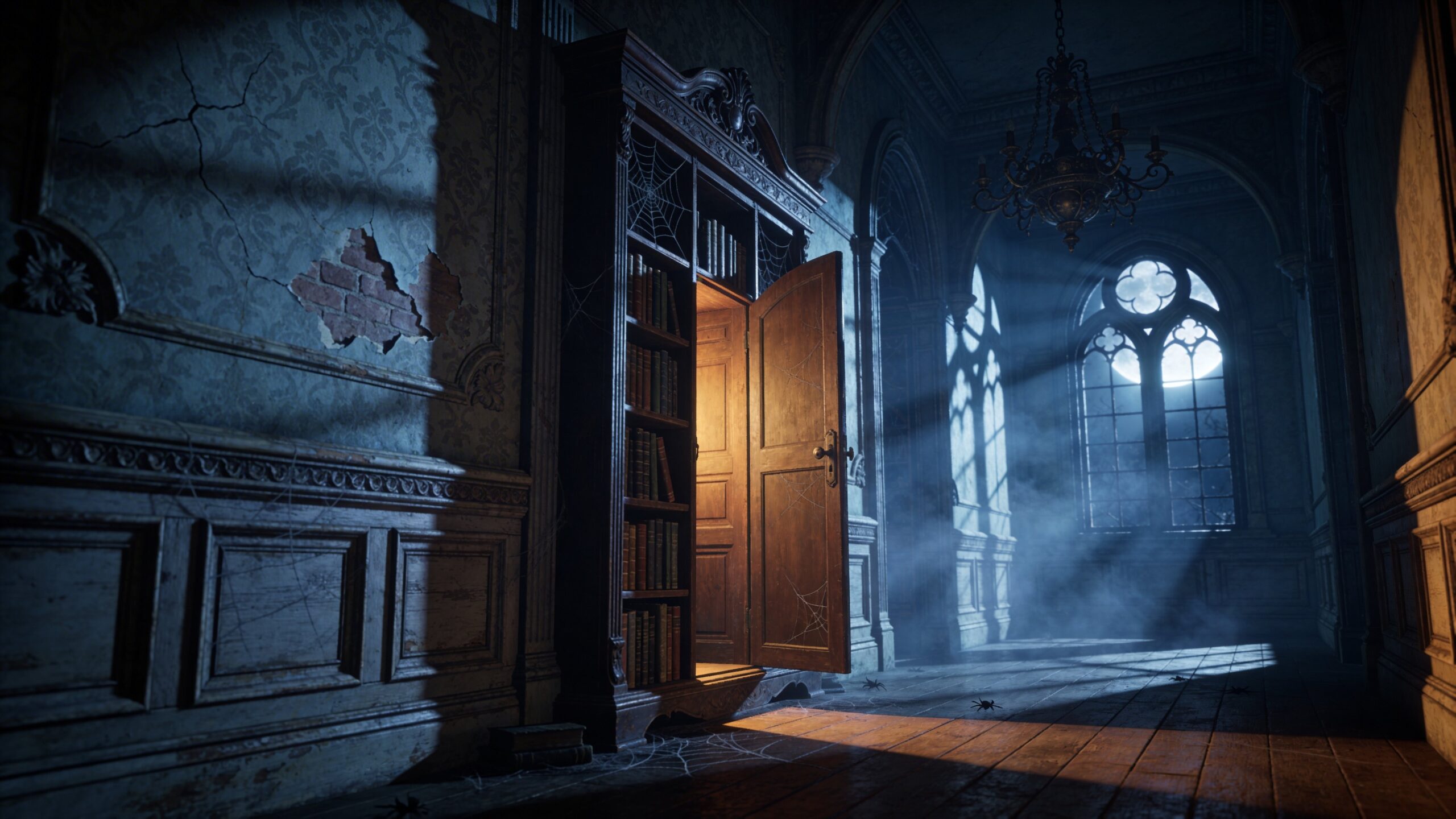 Secret Doors in Haunted Houses and Attractions