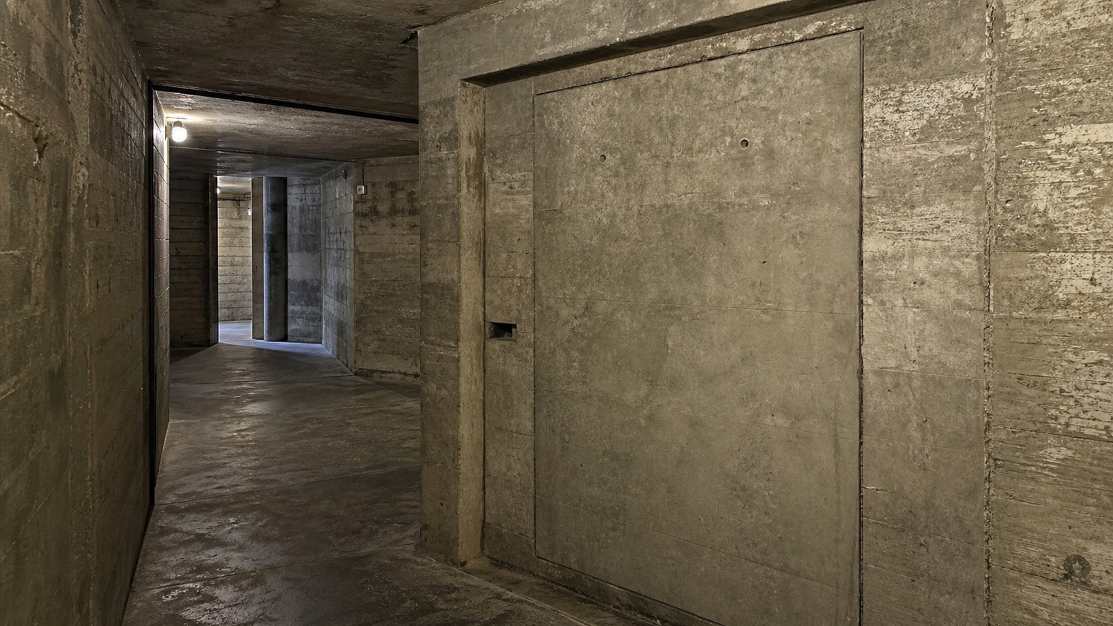 Concealed Doors in World War II Bunkers